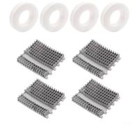 Kit de cepillo de escalada y anillo de repuesto para limpiadores de robots Dolphin, compatible con TRITON Plus DX5 Plus M400, PVA de alta calidad para piezas de TPU para una mejor tracción y piscinas