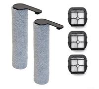 Kit de cepillo de filtro y rodillo HEPA, para aspiradora Laresar S7 Pro en seco y húmedo, juego de repuesto para cepillo principal y lateral para un cuidado eficiente del suelo, apto para alfombras