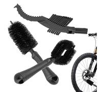Kit de cepillo de limpieza para bicicletas - Conjunto de 3 piezas para fregado de cadena y neumáticos, herramientas de mantenimiento de bicicletas | Cepillos de reparación de ciclismo para bicicletas