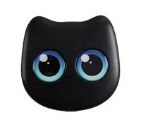 Kit de cepillo de maquillaje - Juego de cepillo cosmético completo de 6 piezas, de almacenamiento de forma de gato portátil con espejo | Suministros de belleza de viaje para viajes de negocios al