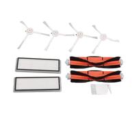 Kit de Cepillo de Mopa Al, Filtros reutilizables Filtros de café Vacío Robot, Filtros de Cepillo Kit de Peine Plano Apto para Mijia 1C F9 1T Mi Reemplazo de Mopa Al Vacío Robot