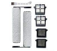 Kit de cepillo de rodillo y filtro de repuesto para Floor S7 Pro, lavable para HEPA con rollo de lana suave para suelos duros, accesorios silenciosos inalámbricos para aspiradora húmeda y seca