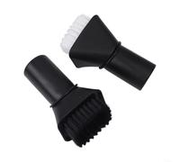 Kit de cepillo de succión compatible con aspiradoras multiusos Karcher WD Series, modelo 2.863-221.0, para limpieza de tapicería de alfombras y salpicadero (negro + blanco)