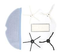 Kit de cepillo lateral de elemento filtrante de tela de trapeador de limpieza Accesorios duraderos de alta eficiencia para robot de barrido T7S T7plus S7 Material ABS 81 g 1