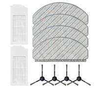 Kit de cepillo lateral de tela de filtro de repuesto para Bosch Spotless+BCRD1W BCRC1W y Spotless Advanced+BCRD2W BCRC2W Robot Partes de aspiradora (A)