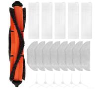 Kit de cepillo lateral principal, filtro y paño de microfibra para robot aspirador LG CordZero R3-Prime - 1 juego con cepillos de nailon, filtro de papel y paños lavables (B)