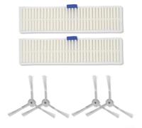 Kit de cepillo lateral y filtro de alta eficiencia para Roborock Explorer 60, ZR740003, RR7427, RR7447, RG7447, RG7455, RG7455WH, piezas de repuesto (A)