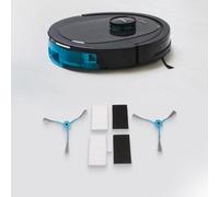 Kit de cepillo lateral y filtro para robot aspirador, piezas de repuesto para Cecotec Conga 9590 y AI Spin 10090, 2 cepillos + 2 filtros, compatible con modelos Ultra Power Home