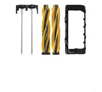 Kit de cepillo principal para MOVA Z50 Ultra Complete Z60 Ultra Roller - Goma flexible en forma de V soporte de cubierta de cepillo piezas de repuesto limpieza profunda suelos duros