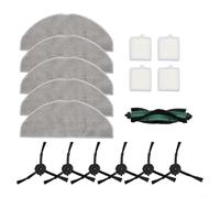 Kit de cepillo principal y cepillo lateral para Conga 8490 para Ultra Power Home - Filtro Esponja Mopa Reemplazo