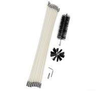 Kit de cepillo y barra de limpieza de chimenea para un cuidado integral de la chimenea