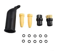 Kit de cepillo y boquilla de repuesto para limpiador a vapor SC2 SC3 SC4 SC5 modelos adecuados para limpiar hornos, barbacoas, azulejos y superficies blandas