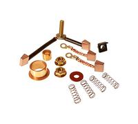 Kit de cepillos DB Electrical SAB9100 compatible con/reemplazo para rotativo 9218, STENS 435-535, voltaje 12, juego de cepillos - Incluye bujes