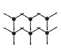 Kit de cepillos laterales para DREAME D9, D9 Max para GEN2 D9 Pro, para L10 Pro, D10s Pro Robot Aspirador cerdas de nailon en ángulo (6 piezas)