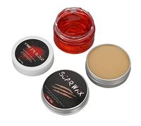 Kit de Cera para Cicatrices, Cera para Piel de Halloween, Acero Inoxidable, Amplio Estilo de Horror Compatible para Espectáculos de Escenario