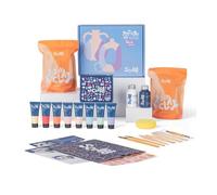 Kit de cerámica para principiantes, incluye juego de pintura, herramientas y barniz