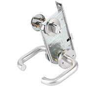 Kit de cerradura de puerta duradera, cerraduras de manija, acero inoxidable práctico para puerta de seguridad de salida de emergencia contra incendios