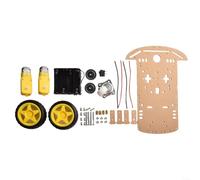Kit de chasis de coche robot inteligente 2WD con codificador de velocidad caja de batería para Arduino DIY proyecto de aprendizaje seguimiento de obstáculos evitación