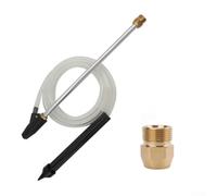 Kit de chorro de arena para lavadora a presión Karcher | Juego de boquillas de lavadora de alta presión con 8 puntas | Varilla de chorro de arena y accesorios de conector para eliminación de pintura