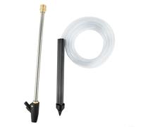 Kit de chorro de arena para lavadora a presión para Karcher para la serie K con adaptador de conexión rápida, herramienta de chorro de arena húmeda resistente para pintura vieja y óxido, juego de tubo