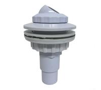 Kit de chorro de retorno de piscina, 1 paquete para piscinas sobre el suelo con juntas y adaptador de manguera incluido accesorio de plástico de larga duración para propietarios de piscinas de