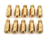 Kit de chorros principales de carburador, 10 piezas para OKO CVK #205-250, compatible con carburadores, chorros de metal de rosca de 6 mm de cabeza redonda de 5 mm x 0,8