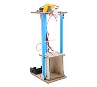 Kit de Ciencia Stem de Elevador de Madera Niñas | Manual de Instrucciones Detallado, Plástico y Madera, Aulas y Actividades Grupales, Aprendizaje Cooperativo