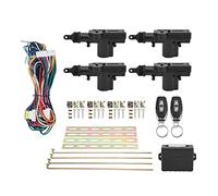 Kit De Cierre Centralizado, Kit De Cierre Centralizado Sistema De Entrada Sin Llave Con Control Remoto 12V Con Indicador LED Con 2 Controladores