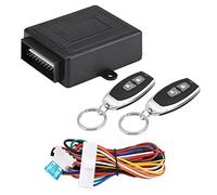 Kit de Cierre Centralizado para Automóvil, Cerradura Universal para Puerta de Automóvil, de Entrada sin Llave, Kit de Control Remoto de Cierre Centralizado con 2 Controles