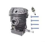 Kit de cilindro de 42,5 mm para motosierras 023 025 MS230 MS250, pieza de repuesto con tapón de bujía y conexión del cárter (componente B 42,5 mm)