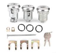 Kit de cilindro de cerradura de puerta de repuesto con 2 llaves para Chevrolet Biscayne 1965-1970 para Caprice 1985-1988 1973-1979 y Grand Prix 1970-1981
