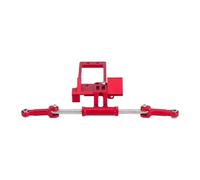 AWHAO Kit de Cilindro de dirección de Montaje en servo 1:10 Modelo de ensamblaje 1/10 RC Crawler Hidráulico Completo para DIY Modificado Camión, Rojo