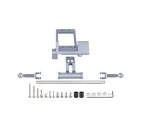 AWHAO Kit de Cilindro de dirección de Montaje en servo 1:10 Modelo de ensamblaje 1/10 RC Crawler Hidráulico Completo para DIY Modificado Camión, Gris