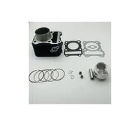 Kit de cilindro de motocicleta de 57 mm con pasador de 14 mm for EN125-2A, EN125, GZ125, DR125, TU125, KLX125, GS, GN, 125 cc, 157FMI, K157FMI(Euro II (BLACK))