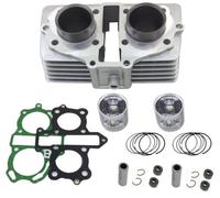 Kit de cilindro de motocicleta for CB125 T CA125 R CB125T CBT125 CM125 244FMI 247FMJ 125cc actualización 150cc(CBT125 silver)