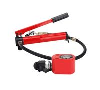 Kit de cilindro hidráulico, gato hidráulico con retracción automática, múltiples ángulos de uso, for construcción naval y puentes.(10T jack+CP-180 hand pump)