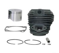 Kit de cilindro para motosierra SX62 de 62 cc, juego de reconstrucción de motor con anillos de pistón, piezas de trabajo para herramientas forestales, mantenimiento de corte, 10 x 5 x 8 cm