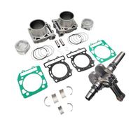 Kit de cilindros delantero y trasero con cojinete liso de cigüeñal compatible con YS800, MSU800, MASSIMO800, ATV, UTV, quad, Go Kart