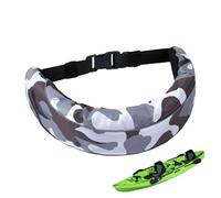 Kit de cinturón hinchable - Cinturón abdominal hinchable manual - Accesorio de seguridad reutilizable para kayak barco surf stand up paddle vela natación buceo actividades acuáticas
