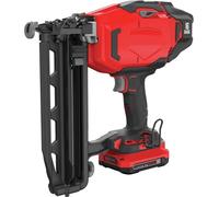 Kit de clavadora acabado inalámbrica V20 Pistola clavos 16GA 2-1/2 Clavos Batería y cargador incluidos (CMCN616C1) Mango contorneado sobremoldeado