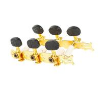 Kit de clavijas de afinación de guitarra Perilla De Guitarra Clásica Con Tornillo Perilla De Cuerda Abierta De Doble Fila Perilla De Afinación De Piano Tallada En Oro Accesorios De Guitarra