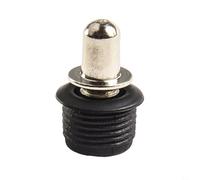 Kit de clavijas de plástico negro para altavoz con diseño de enchufe de bola para un fácil montaje de rejillas de gabinete de audio y proyectos de reparación de altavoces de bricolaje, juego de 10