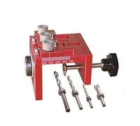 Kit de clavijas para carpintería 6/8/10/15 mm,CEIEVER posicionamiento Guía de perforación con clip 4 en 1 Localizador de perforadoras Herramientas De Carpinteria Madera Guia para trabajar la madera