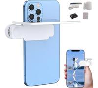 Kit de clip de espejo de cámara para smartphone, lente de efecto espejo, espejo reflectante ajustable de cristal HD para la mayoría de teléfonos, accesorios de fotografía de viaje al aire libre