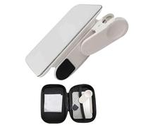Kit de clip para espejo de cámara de reflexión para teléfono móvil, universal, ángulo ajustable, kit de reflejo de espejo de cámara para smartphone, portátil, permite fotos de reflejos para una fácil