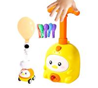 Kit de coche impulsado por globo | Actividad de desafío científico - Juguete de lanzamiento de globo con bomba de mano - para jardín, clase, de cumpleaños, niños, niñas, preescolares
