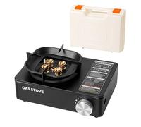 Kit De Cocina Camping | Herramienta de Cocina Ligera,Hornillo de Quemadores - Para Montañismo, Viaje en Autocaravana, Picnic, Asado a la Parrilla y Barbacoa, Aire Libre y Senderismo