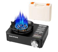 Kit De Cocina Camping - Juego de Ollas y Sartenes Portátiles | Estufa Camping Portátil,Para Senderismo, Barbacoa, Tailgating, Viaje En Autocaravana, Viajes Y Mochileros