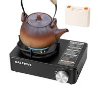 Kit De Cocina Camping - Utensilios de Cocina Ajustables Talla L - con Quemadores para Exteriores - Viajes, Picnic, Travesía, Excursionismo, Montañismo, Asado A La Parrilla, Tailgating, Barbacoa