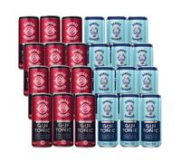 Kit de Cocteles Listos para Tomar: 12 Latas de Bombay Saphire con Tónica y 12 Latas de Bombay Bramble con Tónica